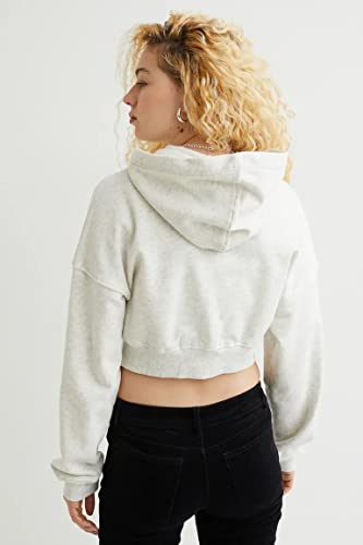 Image of Women Cotton Blend Hooded Sweatshirt