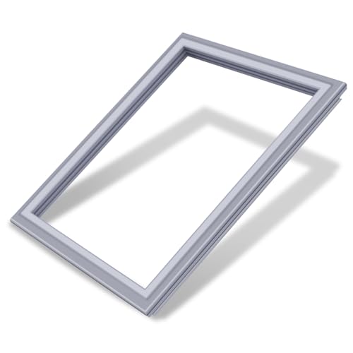 Upgraded 34.84"x 24.2" MDS64172919 Refrigerator Freezer Door Gasket Compatible with LG and Kenmore Freezer Seal MDS38201406 MDS38201419 2704730 AP5787017 PS8752589 EAP8752589 Refrigerator Gasket Gray