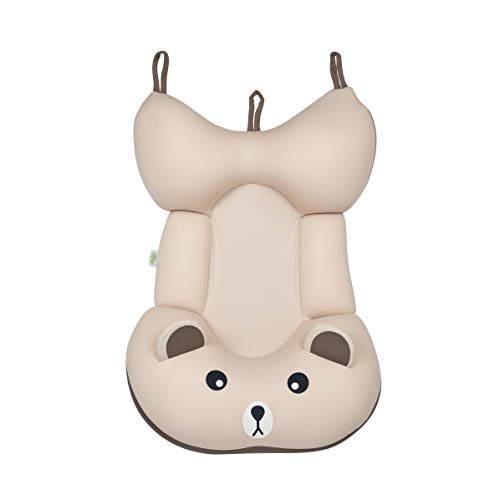 Almofada de Banho Urso Zeca, Baby Pil, Marrom, Pequeno