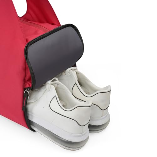Image of Aeropostale Unisex Polyester 21L Gymbag Duffle - Red (Mayfield)
