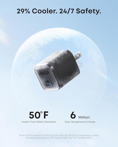 Anker iPhone Charger, 45W Type C Fast Charging, USB C Charger Block - 3