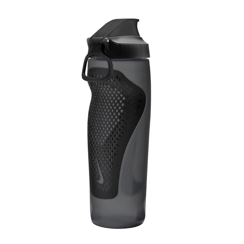 Image of Nike REFUEL BOTTLE LOCKING LID 24 OZ - GAME ROYAL /BLACK /SILVER IRIDESCENT, 709 ML