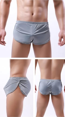 Men's Boxer Aloha Shorts Loose and Soft Sports and Fitness Underwear 3 Pack4