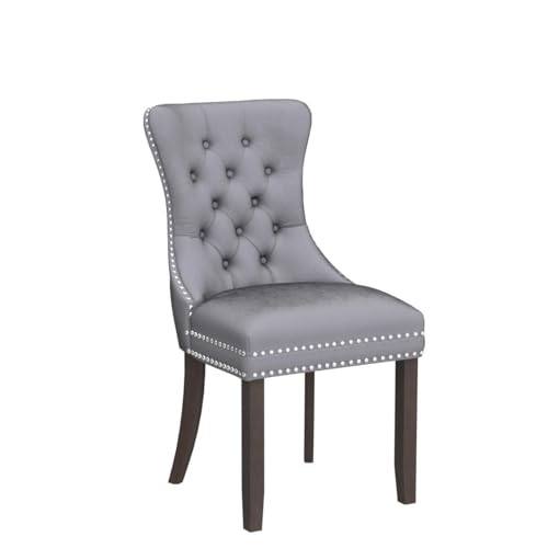 Image of Velvet Dining Chairs, Tufted Kitchen & Dining Room Chairs Set of 4