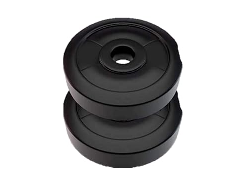 Image of DREAM FIT Pair of 3Kg PVC Weight Plates for home gym - Spare Weights for dumbbells, barbells and other exercises - 6Kg (3Kg x 2)