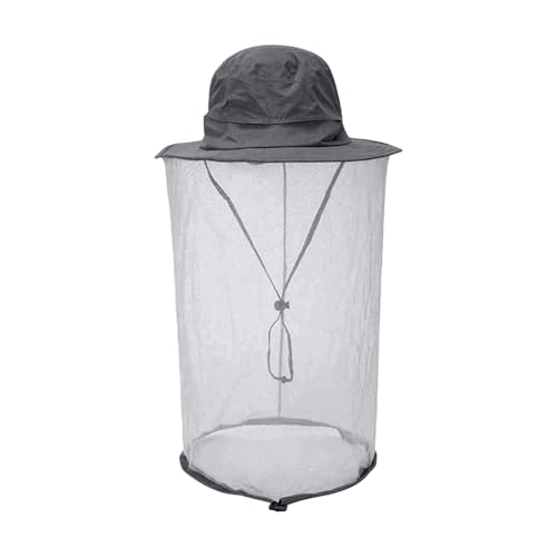 Cappello con Rete per, Cappello di Protezione Solare con Rete per la Testa della Mosca, Protezione Solare, Copertura per Il Collo Traspirante con Coulisse, da per Uomo e Donna