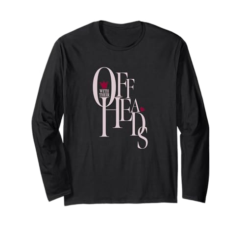 T-shirt Alice In Wonderland manches longues imprimé graphique vêtement Disney noir en coton