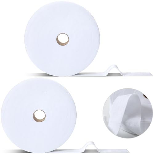 SmoothNovelty 2 Rolls 50/100/150/200 Yards Cotton Blend Batting for Quilts Needle Punched for Rugs, Purses 2 1/4 Inch