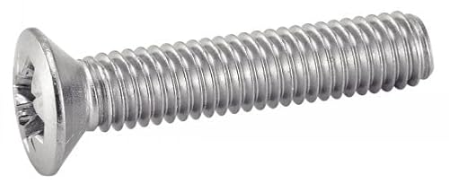 ACTON Vis à métaux tête fraisée bombée pozidrive - Inox A2 5x50 mm - Boîte de 200 - Vis, pointes, boulons