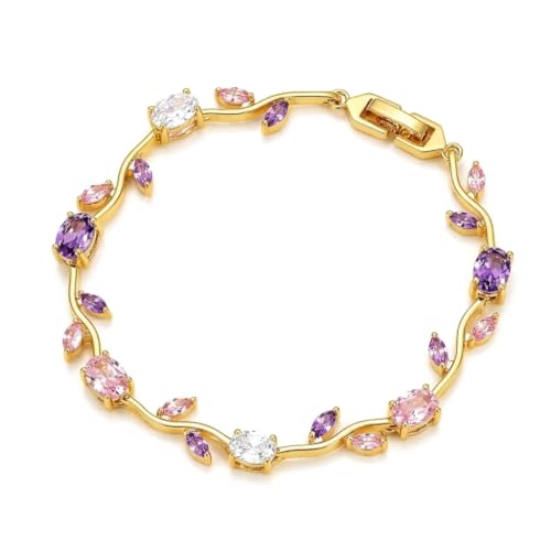 Image of SALTY Tulip Bracelet for Women Anti Tarnish | Fancy Floral Bracelet | Jewellery Gifts | Hand Band | Fashion Accessories for Girls | Minimal Jewelry Design | Gift for Rakhi | Gift for Diwali, Christmas, Marriage, Birthday