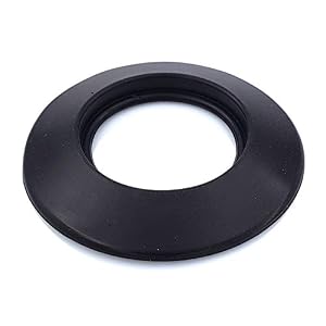 Tygerix 1x Schwarze Silikon-Rohrmanschette 100mm