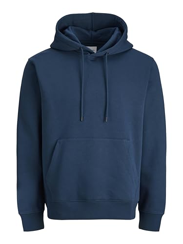 JACK & JONES Herren JJESTAR Basic Sweat Hood Kapuzenhoodie, Insignia Blue, XS – Ansicht 1