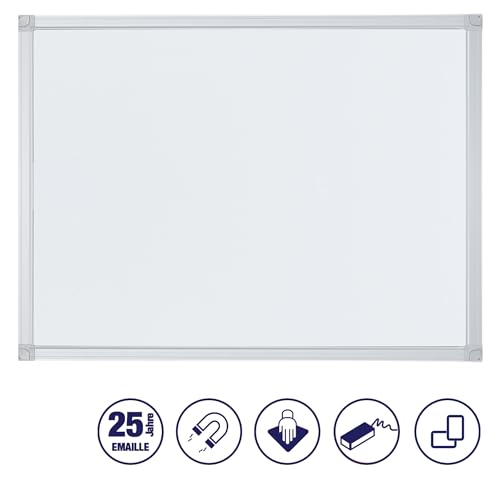 Tableau Franken SC3002 émaillé 90x60 cm blanc avec cadre robuste - 2