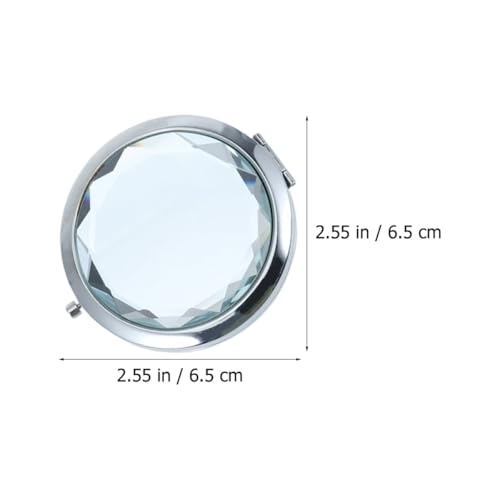 Ipetboom Metal Compact Mirrors 5pcs Doble Cara Plegable miniatura 2