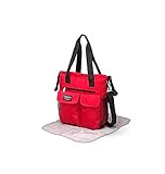 Incluye cambiador Pirulos 47600005 - Bolso, 30 x 34 x 10 cm, color rojo