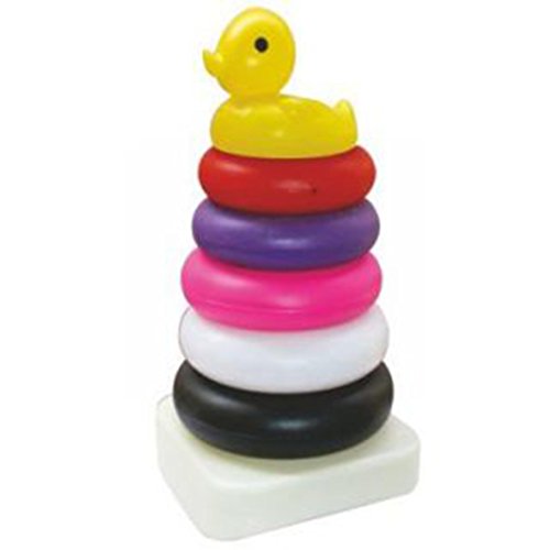 Image of Ratna's Duck Stacking Ring for Kids. Helps Kids recognise Different Colour and Sizes (Small 5 Rings)
