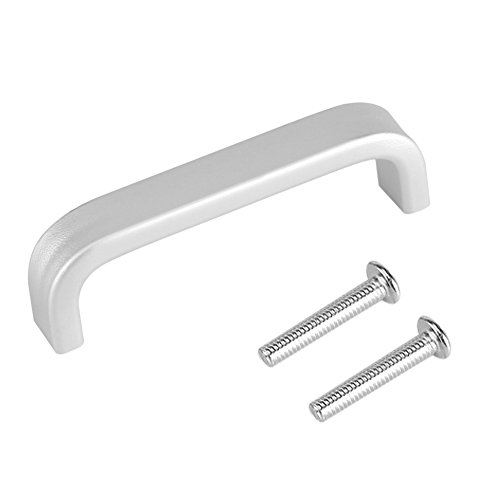 Fdit 4 sztuki uchwytów ze stopu aluminium do dekoracji domu, szafa z szufladami, szafa, szafa na ubrania, komoda, sprzęt ze śrubami (64 mm)