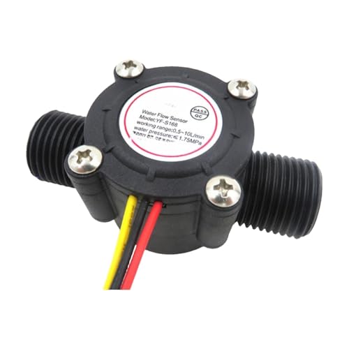 Capteur de débit d'eau 1/2 G1/2 haute précision filetage long S168 câble 30cm