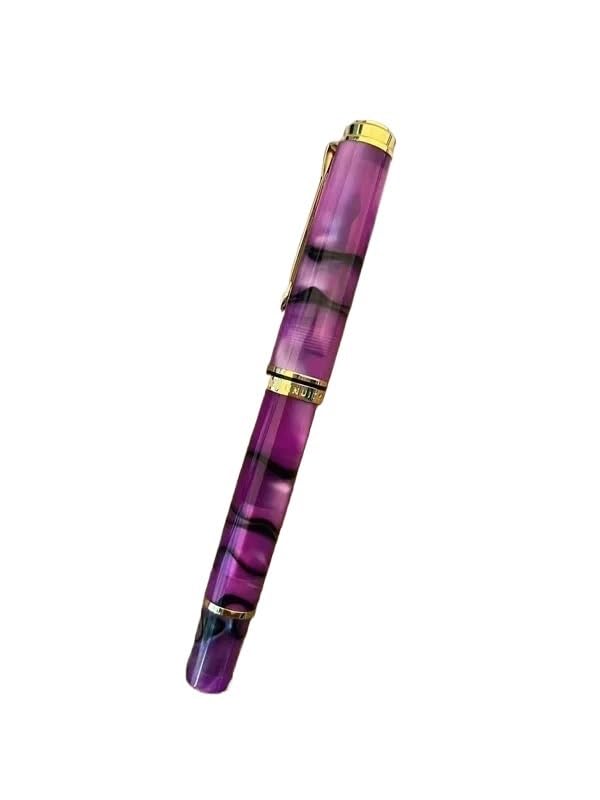 Stylo plume acrylique anti fatigue pour écrire sans taches ni coupures d'encre