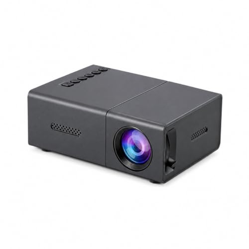 Image of YPENSLZX Portable LCD Projector, Mini Portable Projection Angle Adjustable LED Projector for Home Theater
