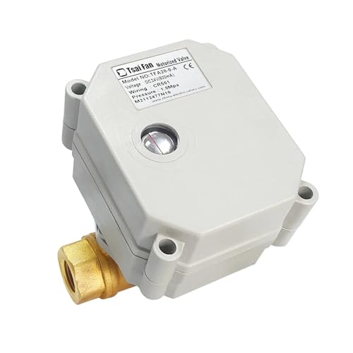 Válvula de bola eléctrica para sistemas de agua y calefacción HVAC en instalaciones DN15 NPT 5