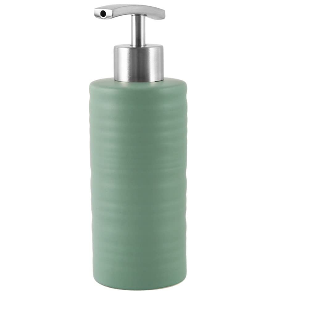 Kitchen Soap Dispenser Ceramic soap dispenser with pump, bathroom lotion soap dispenser, kitchen dispenser, suitable for all kinds of liquids Handsoaps Dispenser(C)
