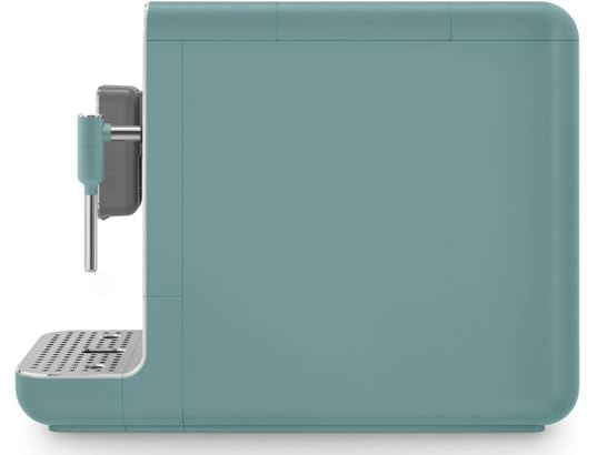 Smeg, Automatische Espressomaschine BCC12EGMEU, Dampffunktion, Integrierte Kaffeemühle, Thermoblock-System, 1,4-Liter-Tank, Herausnehmbare Tropfschublade, kompakte Größe, 1350 W, Smaragd – Bild 5