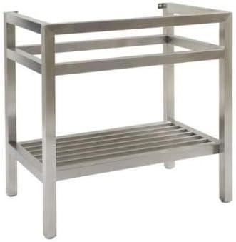 MIR3219RSS 32" Stainless Steel Bathroom Console Sink Base
