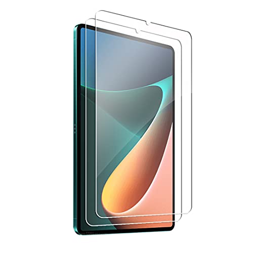 Wookfiss Film Protection en Verre Trempé pour Xiaomi Mi Pad 5, Protecteur écran Anti Rayure sans Bulle 9H Dureté 2 pièces Cover