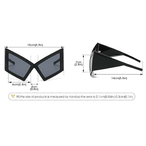 Sexy Y2k Punk Cat Eye Sunglasses Women 2024 Luxury Vintage Sun Glasses For Ladies Retro Polygon Eyewear Shades UV400 N453