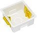 Price comparison product image CDL Micro Single Dry Lining Back Box/ Pattress Box 35mm 1 Gang, White