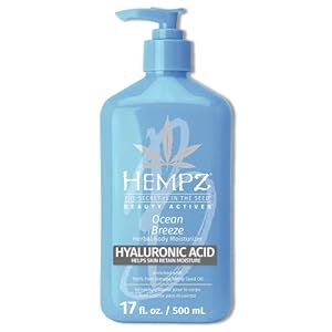 Hempz Body Lotion – Ocean Breeze Limited Edition Daily Moisturizing Cream, Shea Butter, Aloe, Body Moisturizer – Skin Care Products, Hemp Seed Oil – 17 Fl Oz