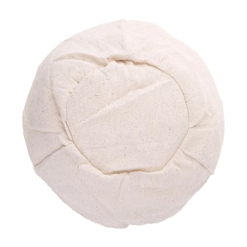 Cesta Para Fermentar Pan Cesta de mimbre for fermentación, utensilios for hornear, cesta redonda for pan, cubierta de tela, herramienta de torrefacción for panadería y cocina en casa(25cm)