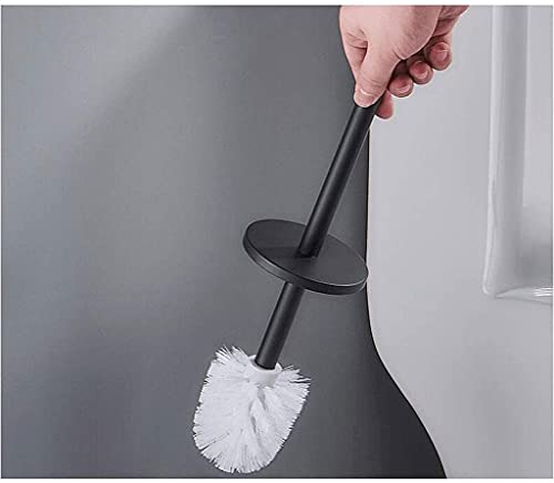 Zestaw szczotek toaletowych ze stali nierdzewnej z uchwytem Nowoczesna zamknięta konstrukcja do czyszczenia łazienki i WC Sk Nero Colortial Hygiene Solut
