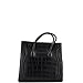 Celine, Pre-Loved Phantom Bag Crocodile Embossed Leather Medium, Black
