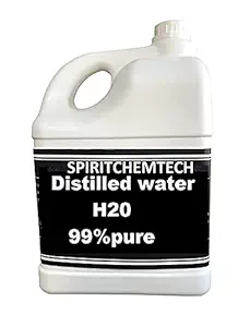 spirit distilled water 99% pure 5 ltr