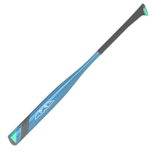 Axe Bat 2022 Element (-12, 2-1/4") Fastpitch Bat, 1-Piece Alloy, 30 In / 18 Oz, Blue/Green #TOP3