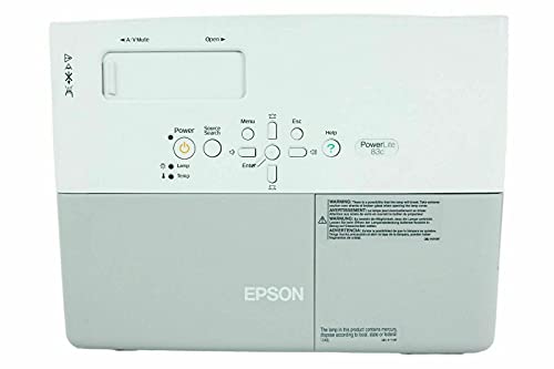 Epson Powerlite 83+ Multimedia Projector, 2200 Lumens, 1024 X 768 Pixels, 1.2X Zoom #TOP5