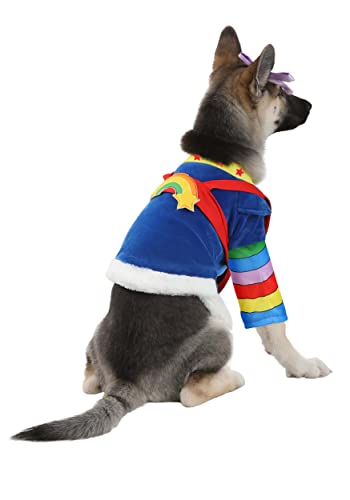 Disfraz Rainbow Brite para perros, Talla M miniatura 3