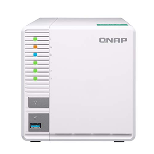 QNAP TS-328-US QNAP 3-Bay Personal Cloud NAS, Ideal for RAID5 Storage. ARM Quad-core 1.4GHz, 2GB DDR4 RAM, 2 x Gigabit LAN, 2.5