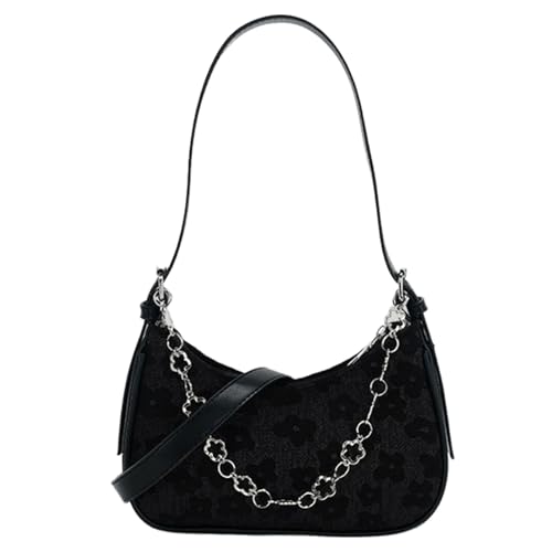 Floral Underarm Purse - Women's Mini Shoulder Bag, Elegant Flower Crossbody Clutch