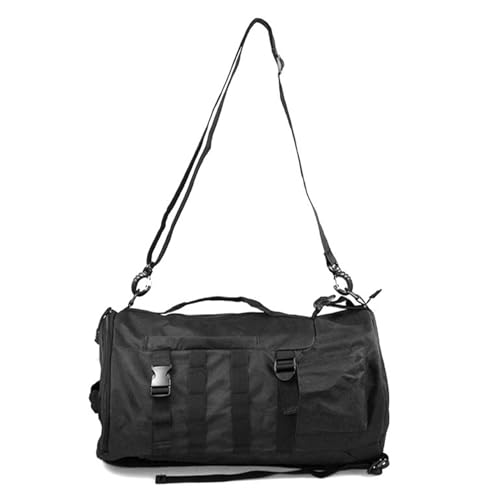 Mochila de pesca de gran capacidad de poliéster antidesgarro con soporte lateral