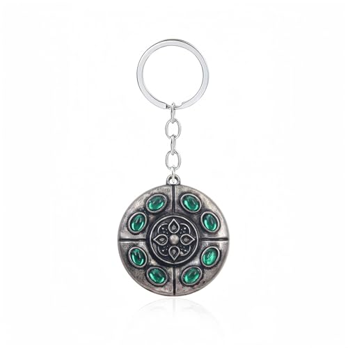Image of Mystylecos Game ER Cosplay pendant keychain for fans Collec, Viridian Amber Medallion, Medium