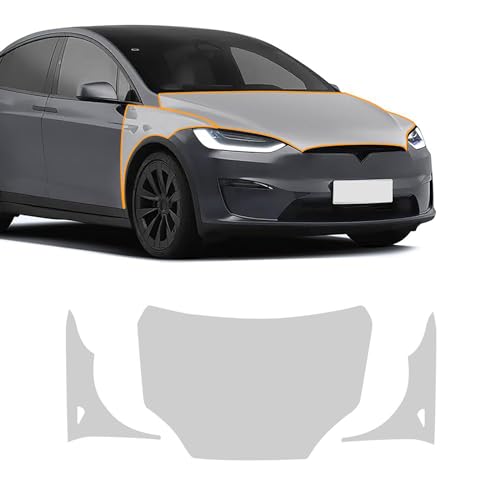 FDAIUN for Tesla Model X 2022-2023 PPF Clear Car Pre-Cut Paint Protective Film Self Adhesive TPU Rainproof Waterproof HD Scratch Protector Exterior Accessories