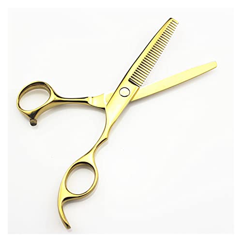 Ciseaux de coiffure haut de gamme Gold Thinning et violet pour salon