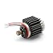 HAIBOXING 1/18 Scale RC Car Spare Parts, Brushed 380 Motor with Pinion Gear & Motor Heatsink, Replacement Motor for 2025 Version 18858E / 18859E / 18872/18856 RC Trucks (M1880-P1845-P1846)