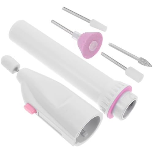 GALPADA Polisseuse à Ongles Électrique Compacte sans Batterie Lime à Ongles Électrique Multifonctionnelle pour Manucure DIY Outil de Nail Art Portable Faible Bruit Usage Professionnel