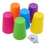 Abaodam Pädagogische Stapelbecher Für Jungen Und Mädchen Stapelbecher Kleinkindspiele Für Jungen Und Mädchen