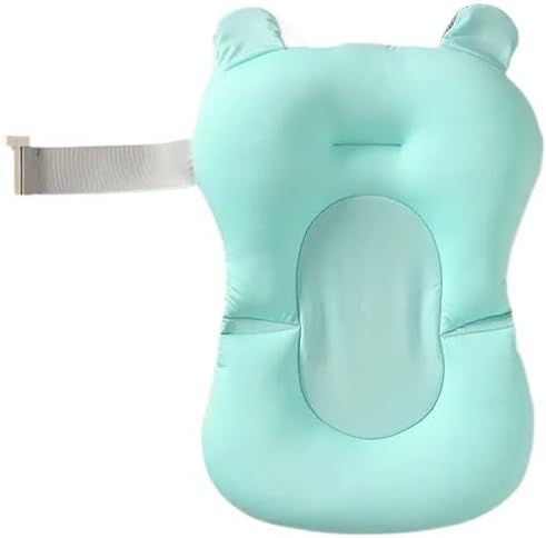 Miniatura 4 de Almohada de baño Asiento De Baño Para Bebé, Alfombrilla De Apoyo Plegable Para Bañera De Bebé, Almohadilla Y Silla Para Bañera De Recién Nacido, Rosa