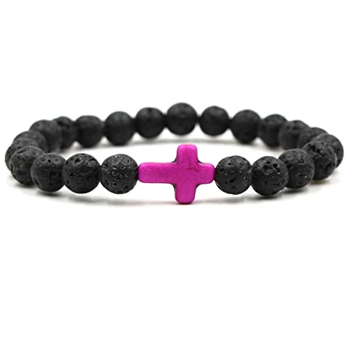 Bracelet de perles à la mode WXKAGF en pierre de 8mm pour sublimer vos tenues d'été